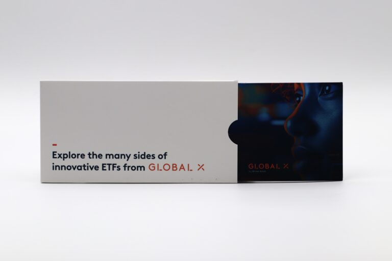 Global X Pop Up Cube - Information Packaging