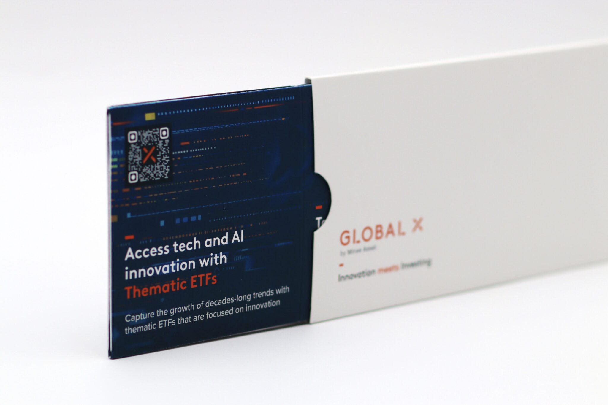 Global X Pop Up Cube - Information Packaging