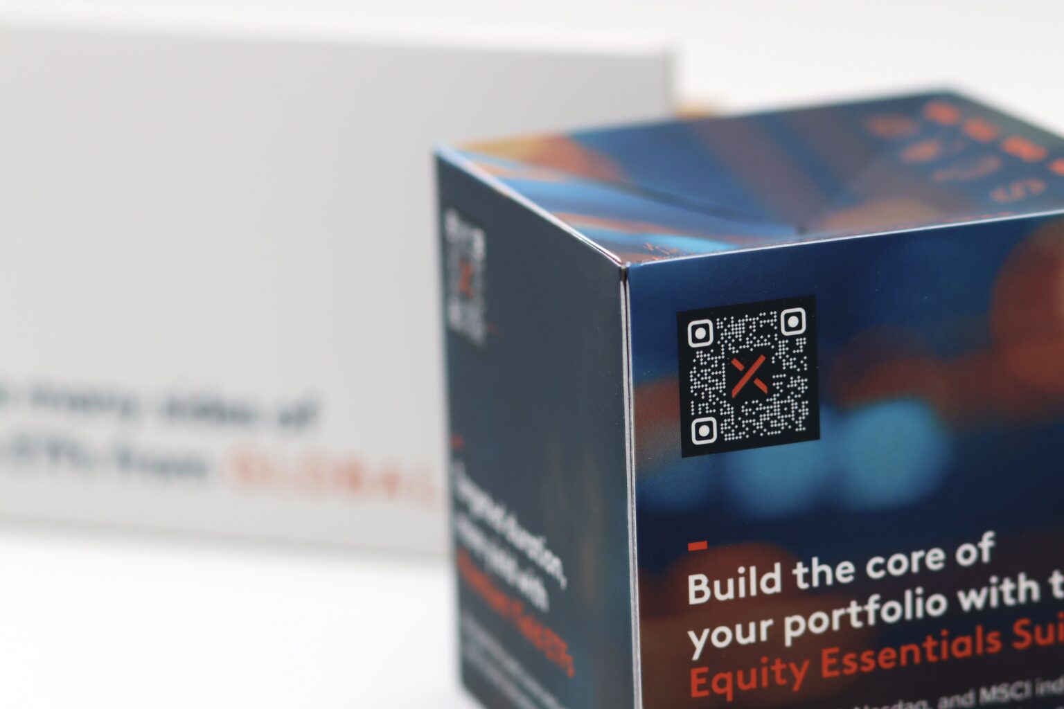 Global X Pop Up Cube - Information Packaging