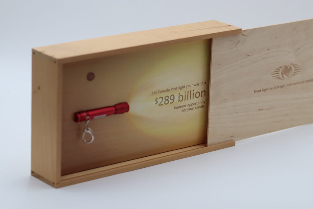 Canada Post Shed a Light Campaign Box